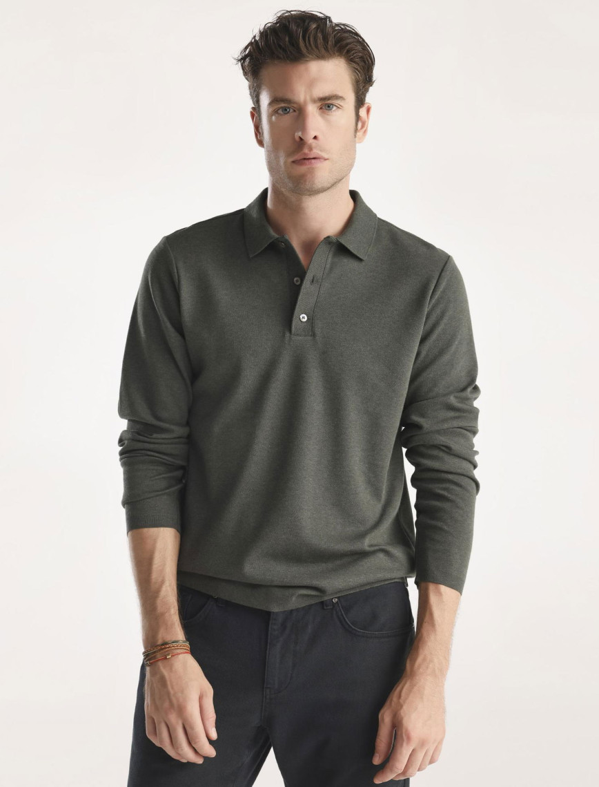 YARGICI Erkek Henry Uzun Kol Triko