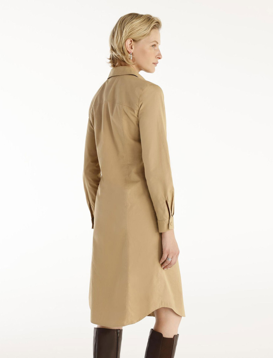 YARGICI Pens Detaylı Uzun Kollu Gömlek Elbise YARGICI Pens Detaylı Uzun Kollu Gömlek Elbise