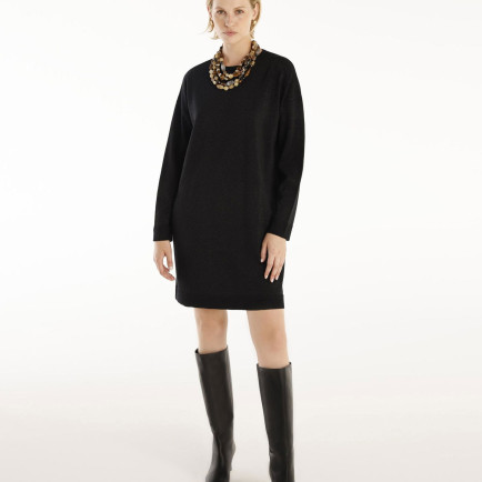 YARGICI Bisiklet Yaka Diz Üstü Triko Elbise YARGICI Bisiklet Yaka Diz Üstü Triko Elbise