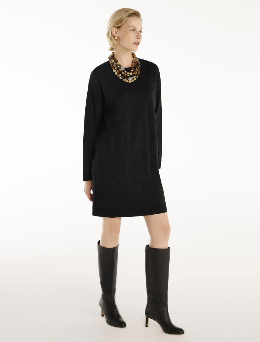 YARGICI Bisiklet Yaka Diz Üstü Triko Elbise YARGICI Bisiklet Yaka Diz Üstü Triko Elbise