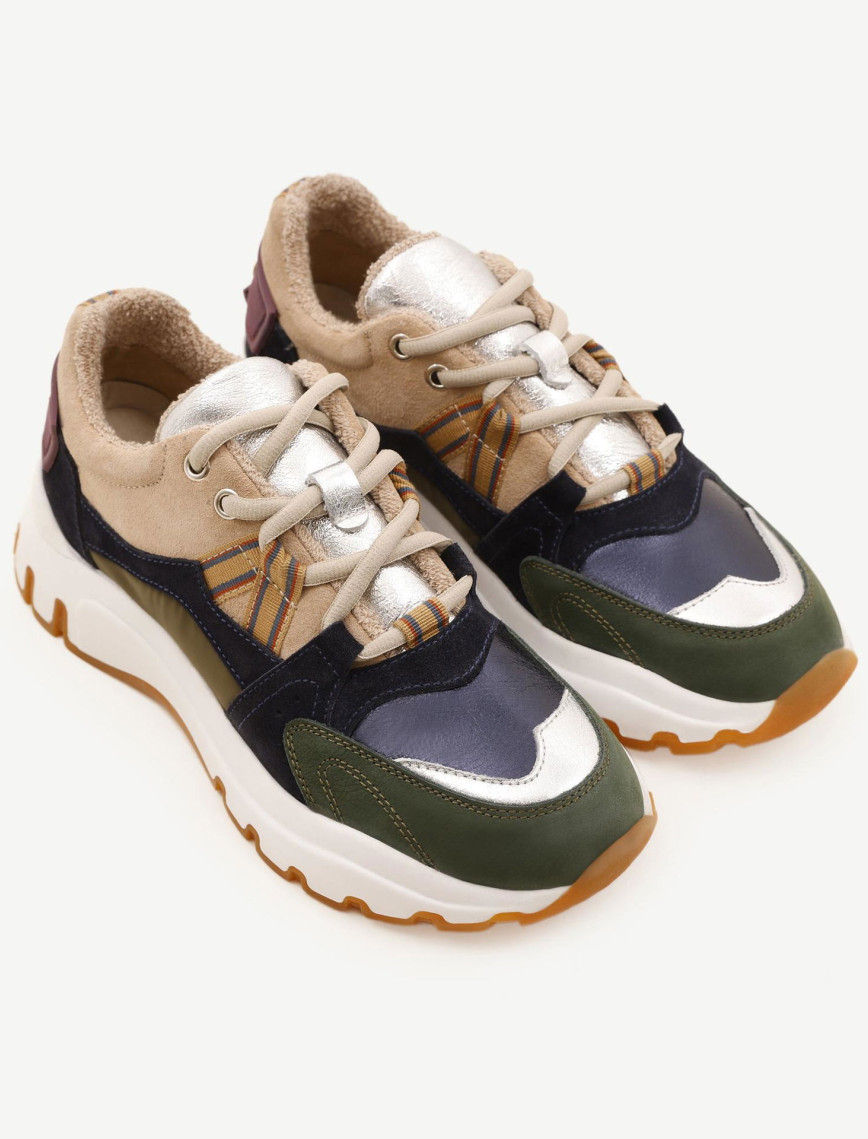 YARGICI Kalın Tabanlı Deri Sneaker YARGICI Kalın Tabanlı Deri Sneaker