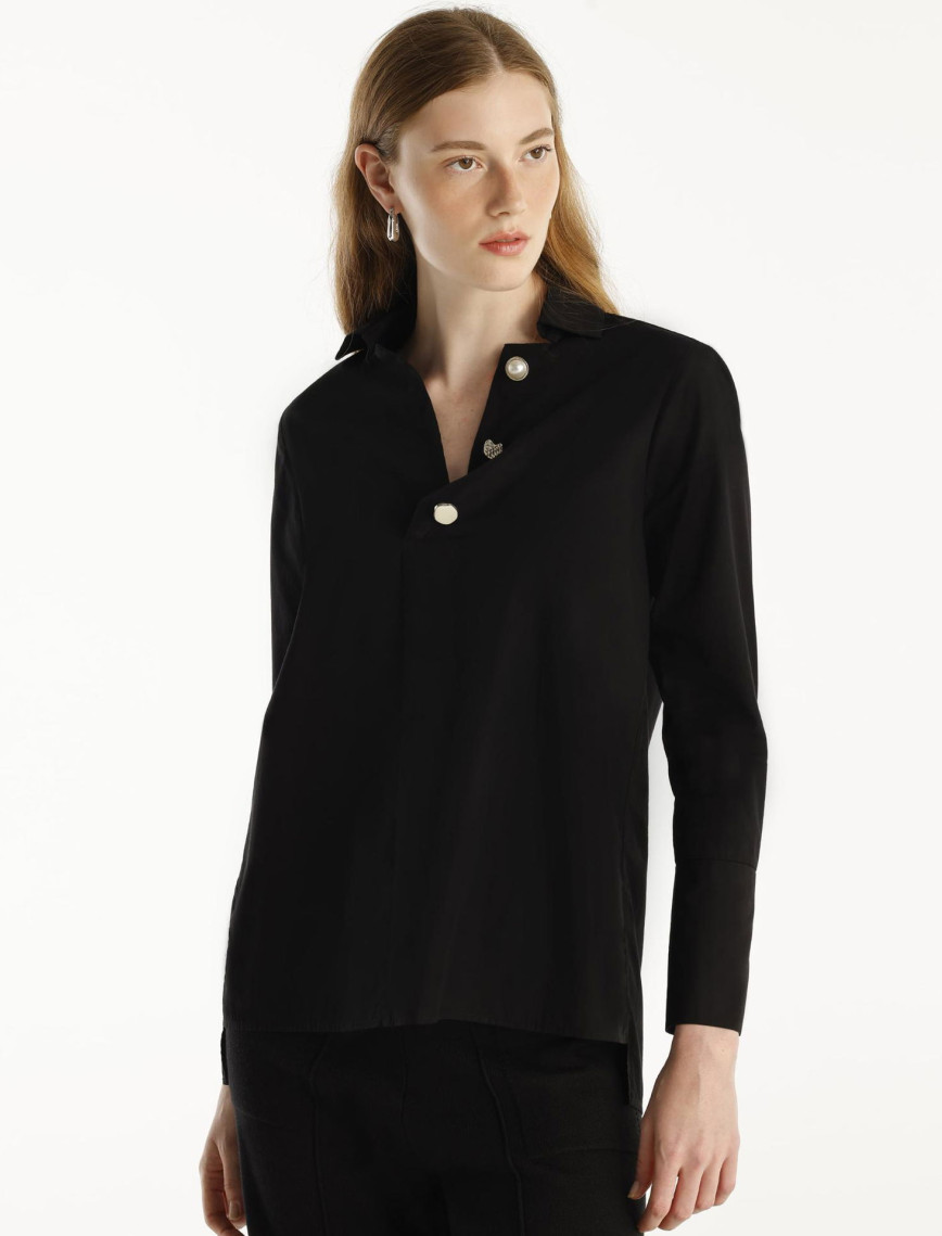 YARGICI Düğme Detaylı Bluz YARGICI Düğme Detaylı Bluz