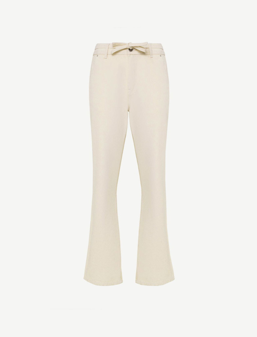 YARGICI Rahat Kalıp Kemer Detaylı Denim Pantolon YARGICI Rahat Kalıp Kemer Detaylı Denim Pantolon