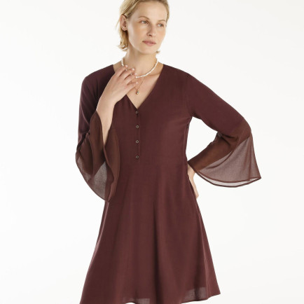 YARGICI V Yakalı Elbise YARGICI V Yakalı Elbise