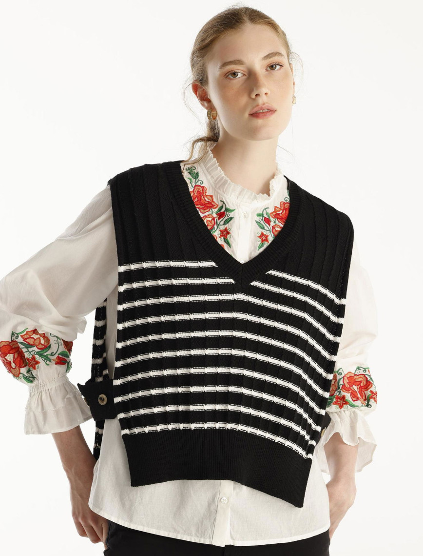 YARGICI V Yakalı Yelek