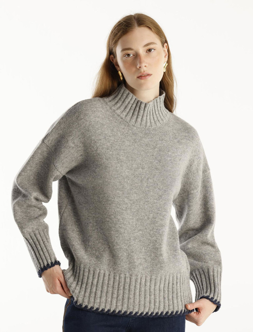 YARGICI Dik Yakalı Kazak YARGICI Dik Yakalı Kazak