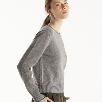 YARGICI Yakalı Detaylı Kazak YARGICI Yakalı Detaylı Kazak