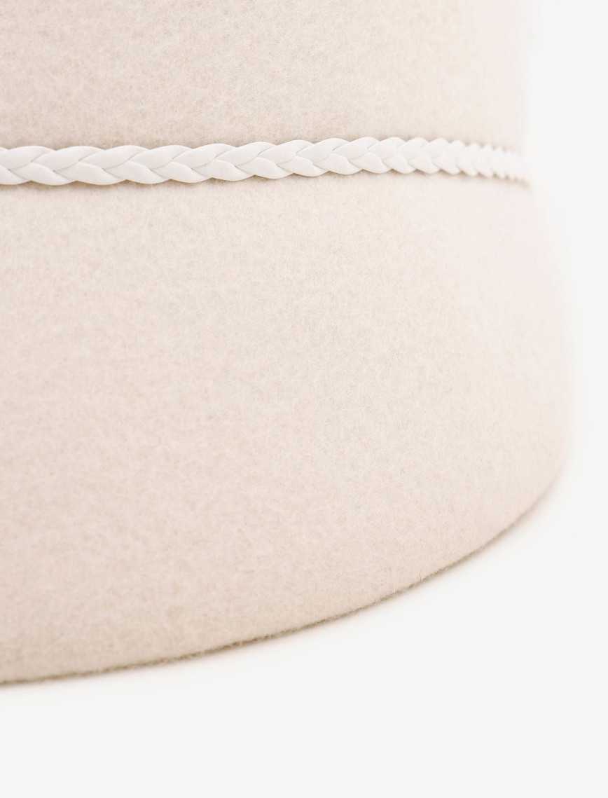 YARGICI Örgü Detaylı Yün Şapka YARGICI Örgü Detaylı Yün Şapka