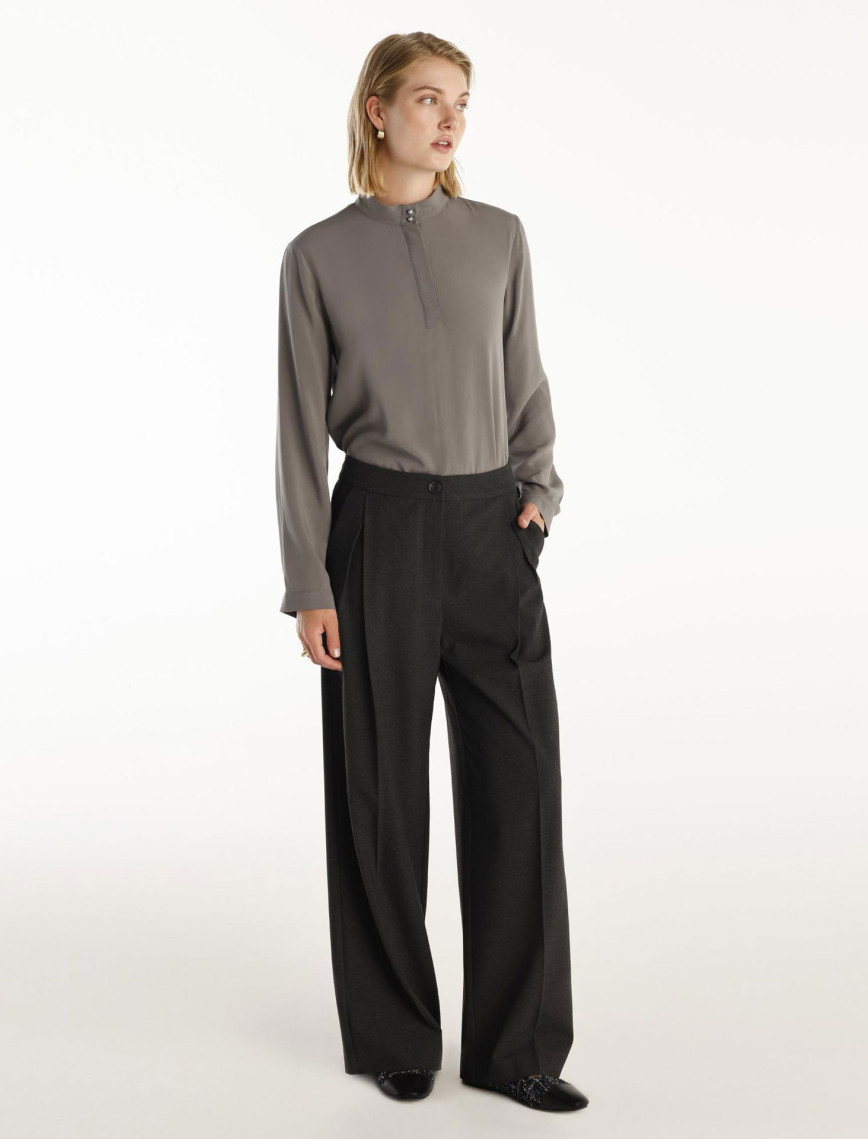 YARGICI Dökümlü Pilili Pantolon YARGICI Dökümlü Pilili Pantolon