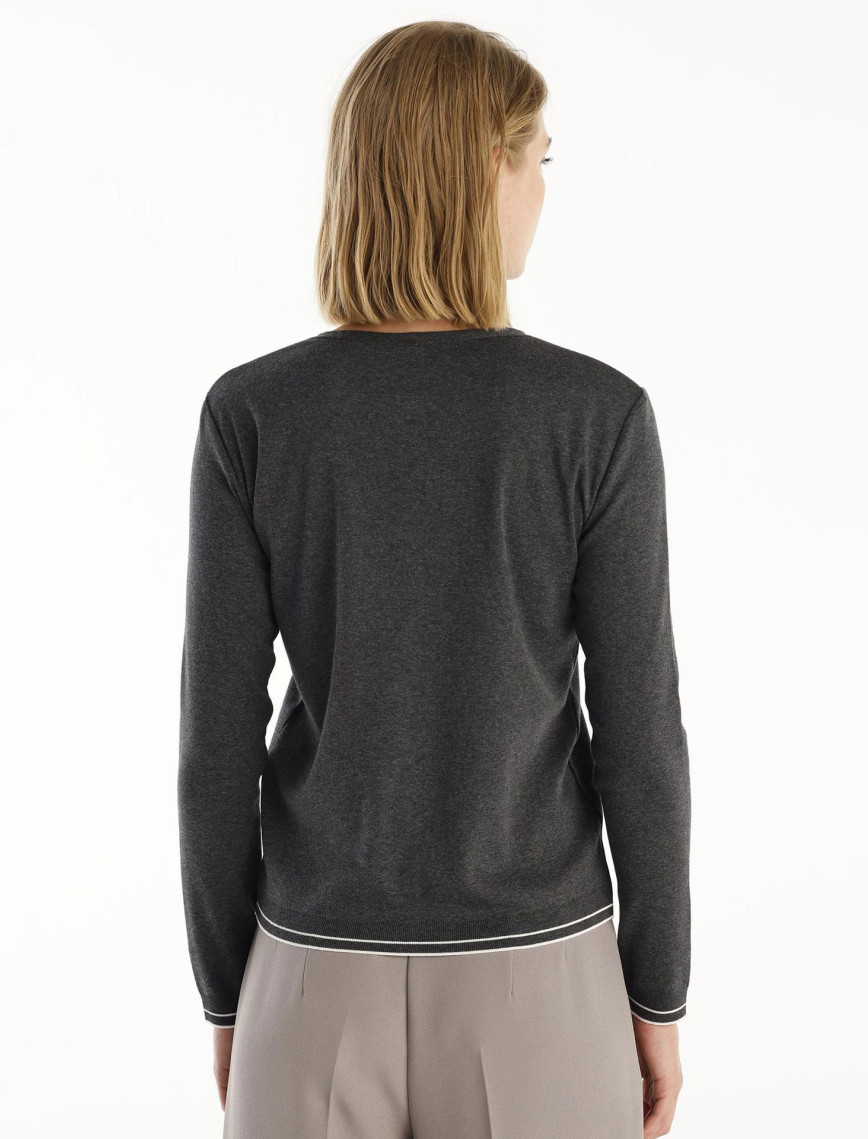 YARGICI Bisiklet Yakalı Hırka Triko YARGICI Bisiklet Yakalı Hırka Triko