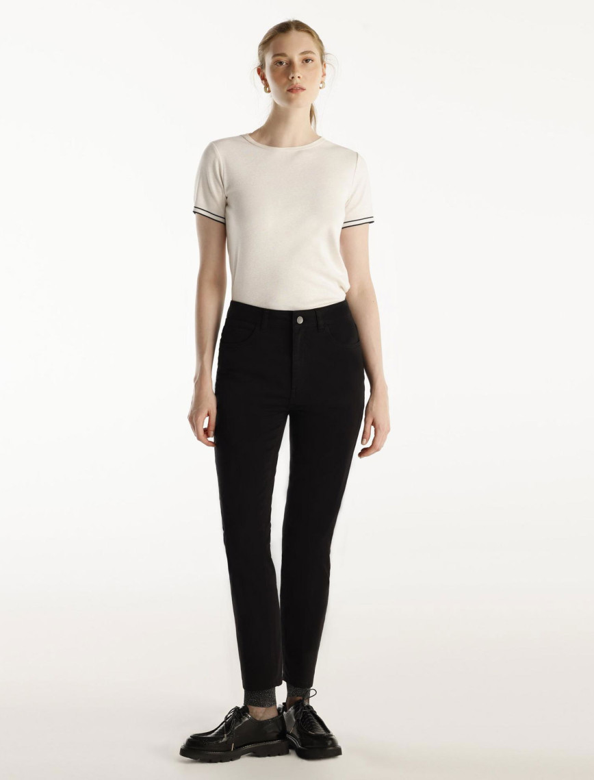 YARGICI Dar Fit Normal Bel Denim Pantolon YARGICI Dar Fit Normal Bel Denim Pantolon