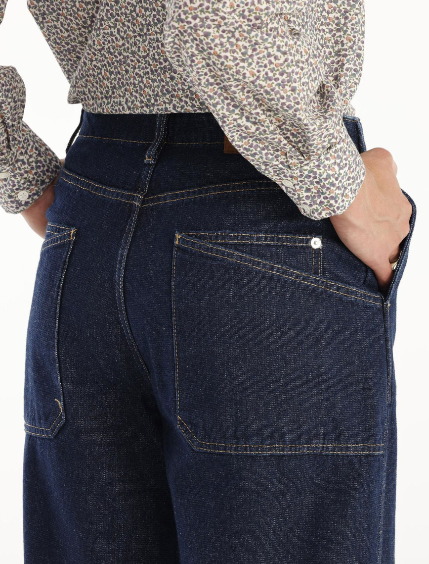 Normal Bel Rahat Kesim Denim Pantolon Normal Bel Rahat Kesim Denim Pantolon