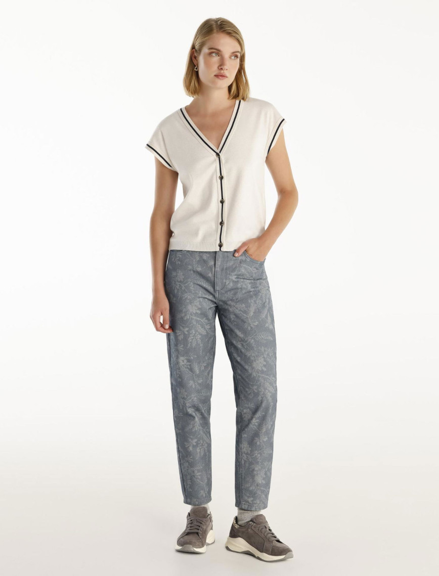 YARGICI Normal Bel Düz Kalıp Denim Pantolon YARGICI Normal Bel Düz Kalıp Denim Pantolon