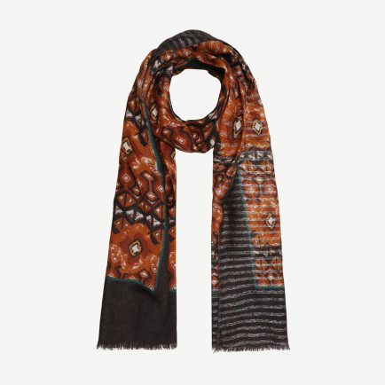 YARGICI Desenli Yün Şal YARGICI Desenli Yün Şal