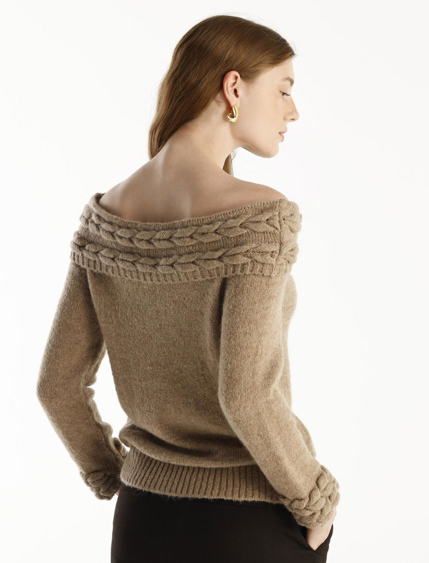 YARGICI Yaka Detaylı Kazak