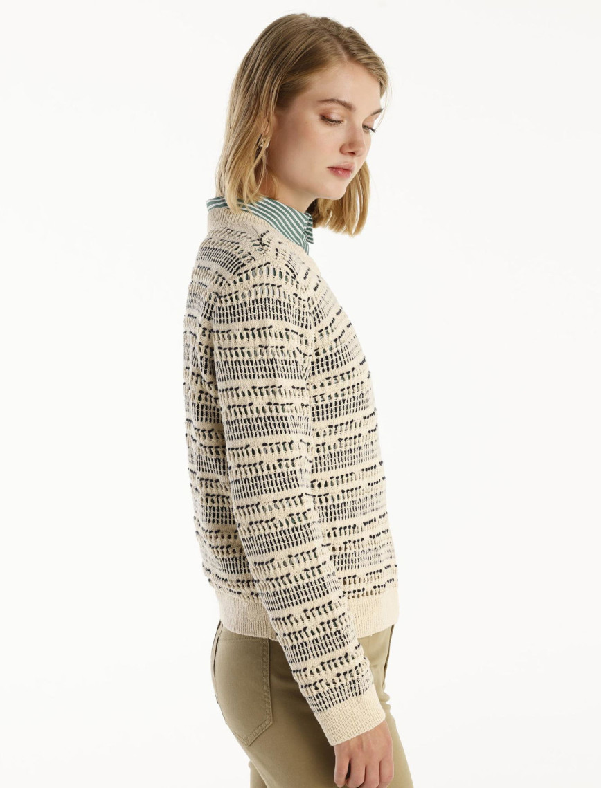 YARGICI Kayık Yakalı Kazak YARGICI Kayık Yakalı Kazak