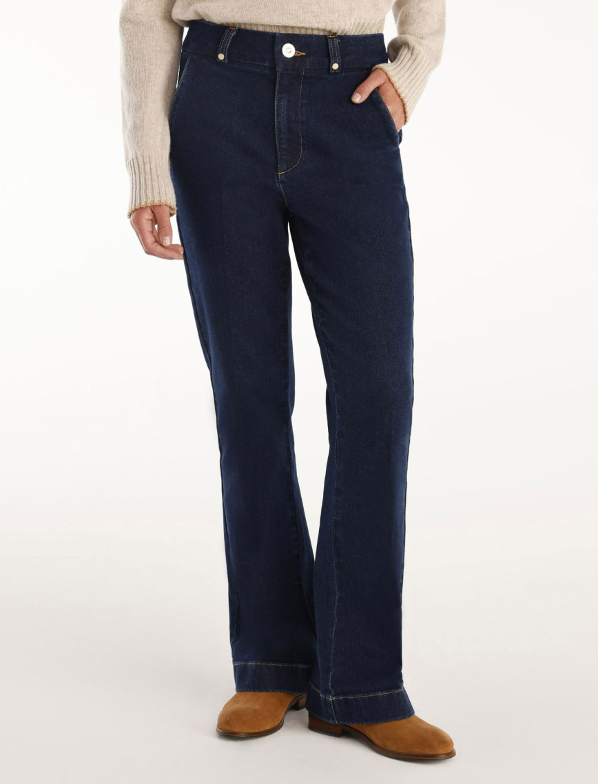 YARGICI Yüksek Bel Bootcut Denim Pantolon YARGICI Yüksek Bel Bootcut Denim Pantolon