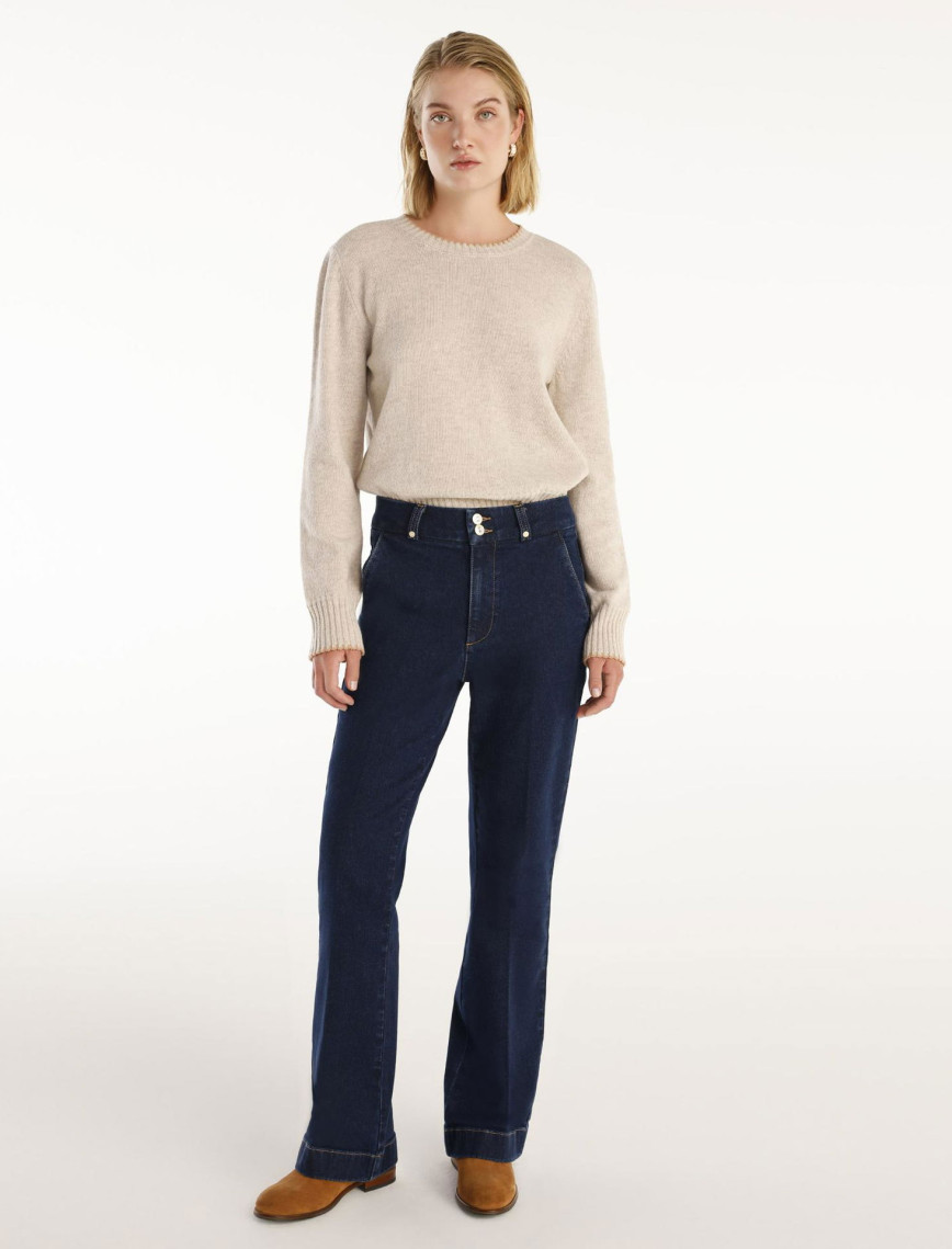 YARGICI Yüksek Bel Bootcut Denim Pantolon YARGICI Yüksek Bel Bootcut Denim Pantolon