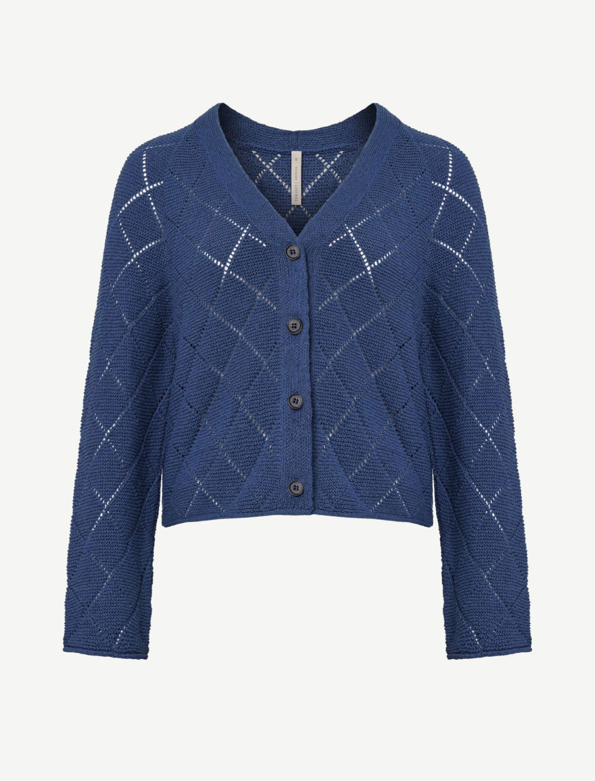 YARGICI V Yaka Dekorlu Hırka YARGICI V Yaka Dekorlu Hırka