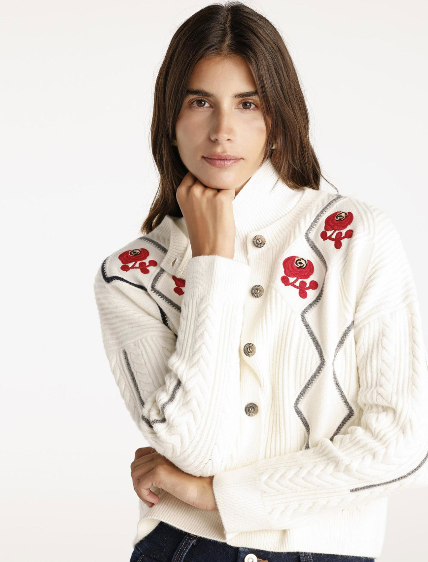 Bisiklet Yakalı Hırka Bisiklet Yakalı Hırka