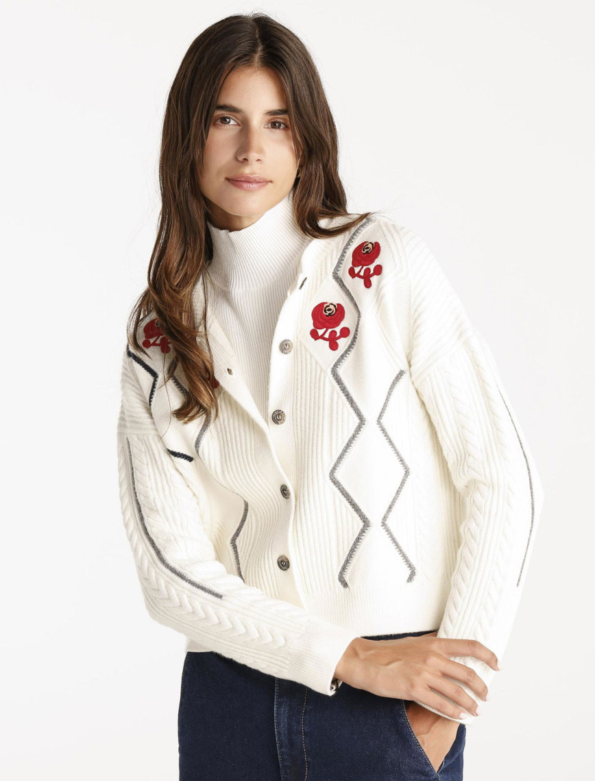 Bisiklet Yakalı Hırka Bisiklet Yakalı Hırka