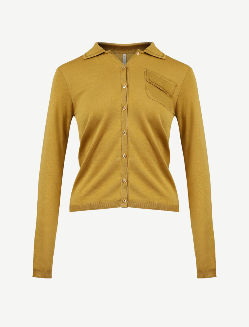 YARGICI Üst Cep Detayli Triko YARGICI Üst Cep Detayli Triko