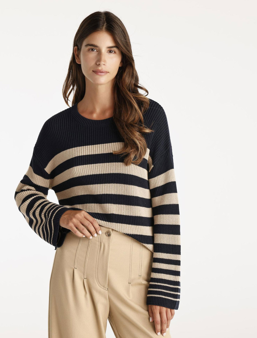 YARGICI Bisiklet Yakalı Geniş Kolu Kazak YARGICI Bisiklet Yakalı Geniş Kolu Kazak