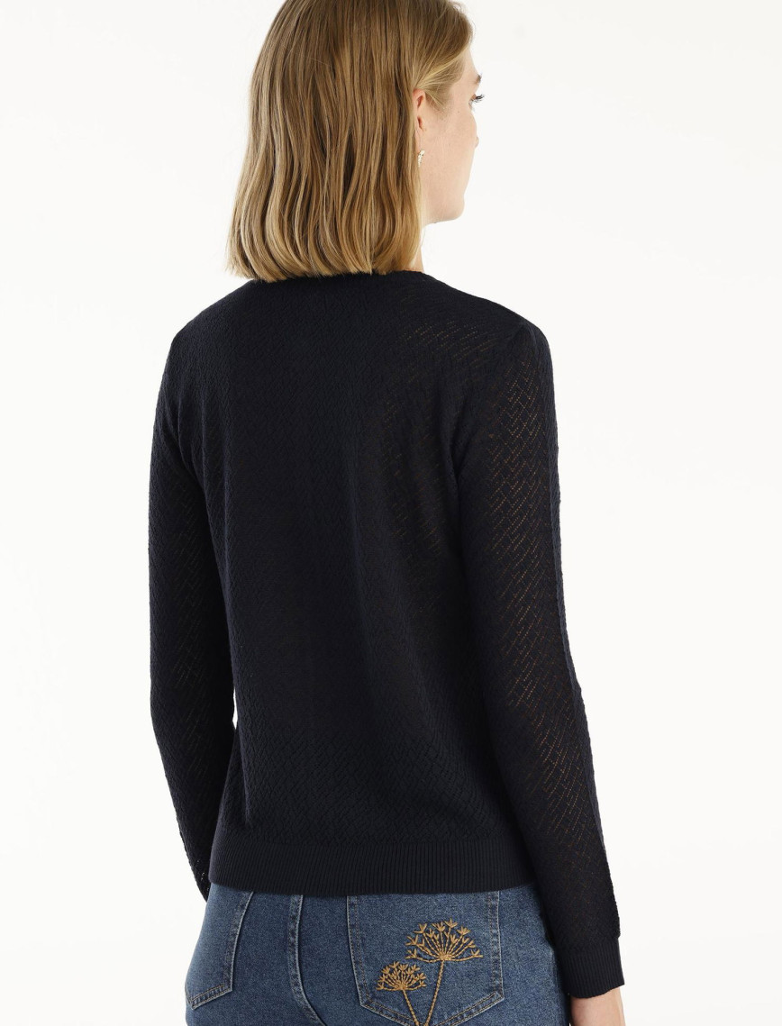 Bisiklet Yaka Hırka Bisiklet Yaka Hırka