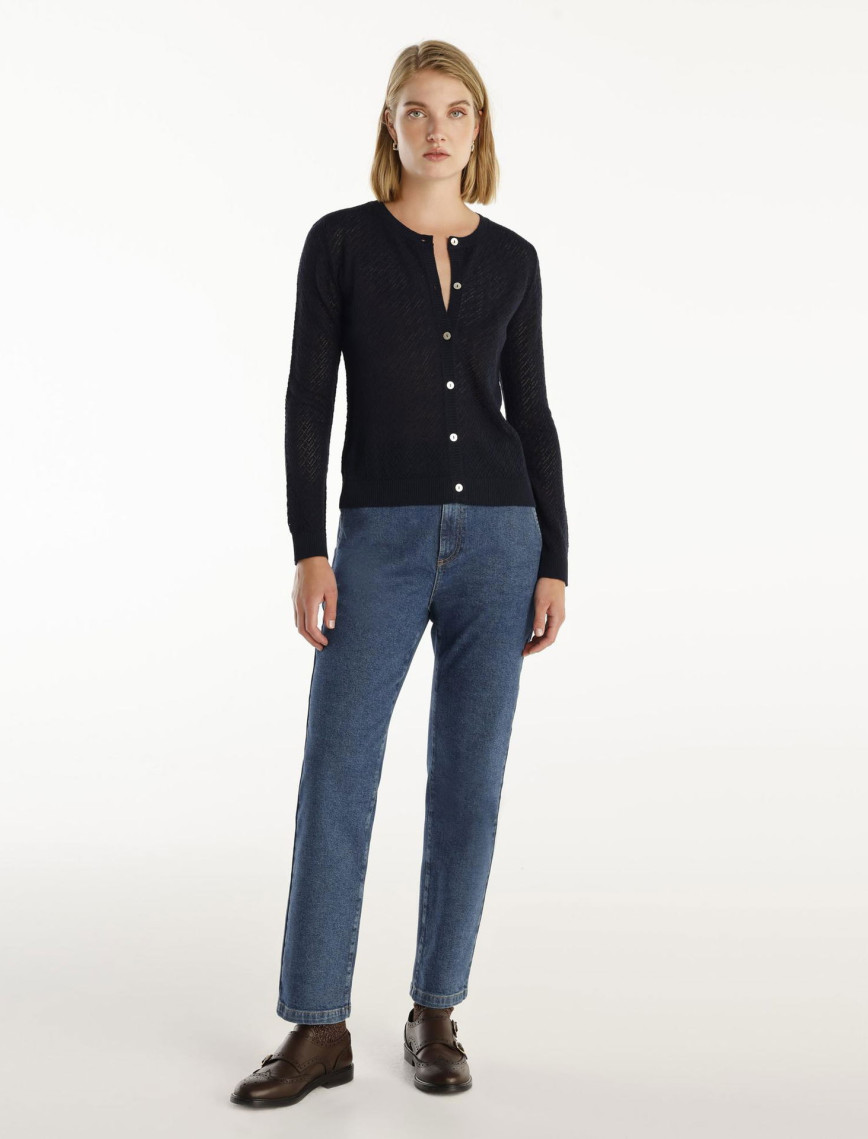 Bisiklet Yaka Hırka Bisiklet Yaka Hırka