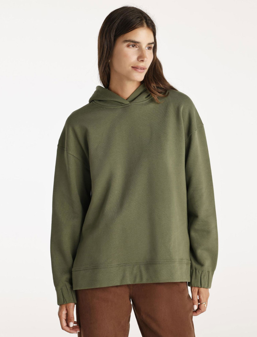 YARGICI Yırtmaç Ve Kol Ucu Lastik Detaylı Kapşonlu Sweatshirt YARGICI Yırtmaç Ve Kol Ucu Lastik Detaylı Kapşonlu Sweatshirt