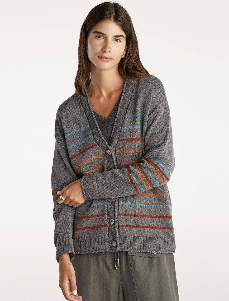 YARGICI V Yaka Oversıze Hırka YARGICI V Yaka Oversıze Hırka