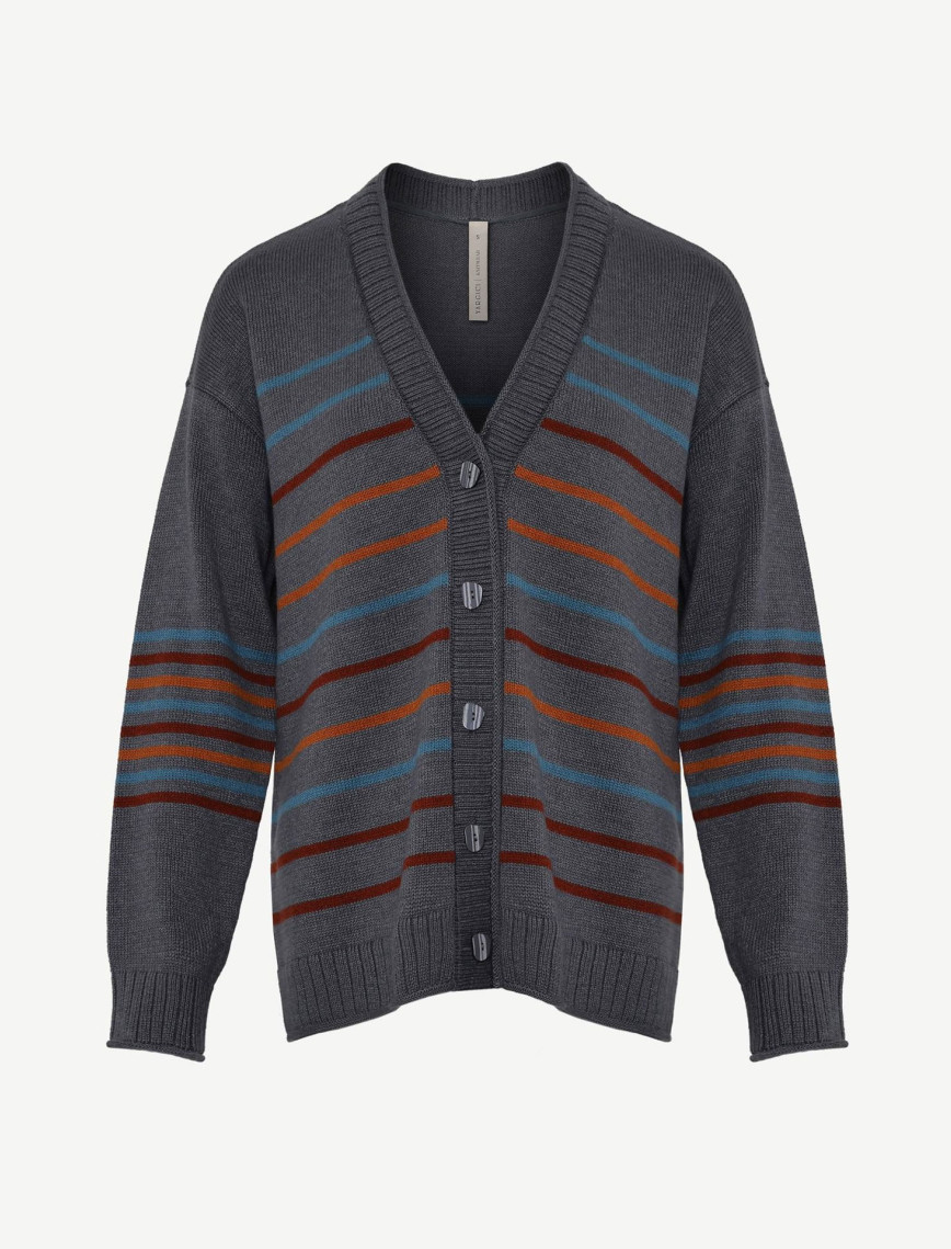 YARGICI V Yaka Oversıze Hırka YARGICI V Yaka Oversıze Hırka