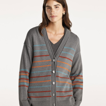 YARGICI V Yaka Oversıze Hırka YARGICI V Yaka Oversıze Hırka