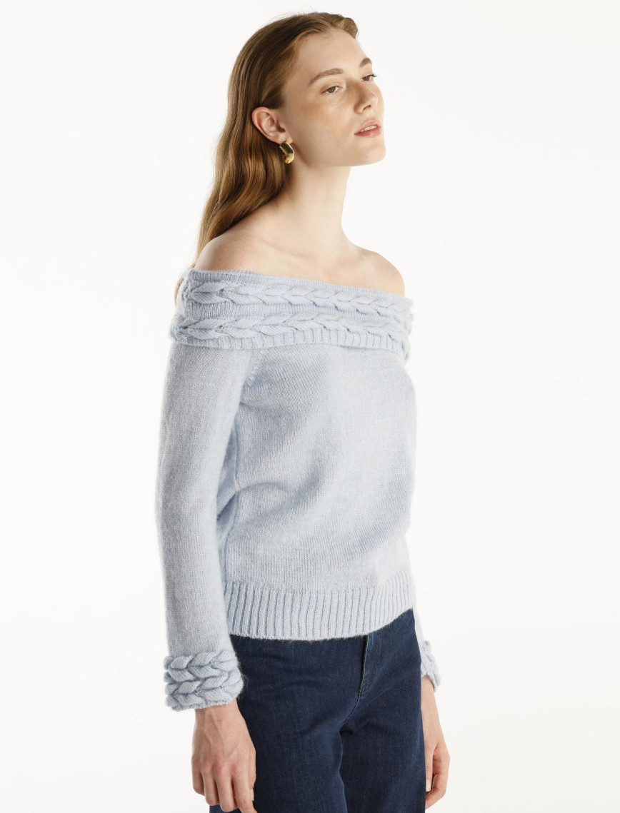 YARGICI Yaka Detaylı Kazak YARGICI Yaka Detaylı Kazak