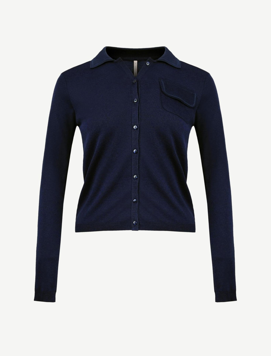 YARGICI Üst Cep Detayli Triko YARGICI Üst Cep Detayli Triko