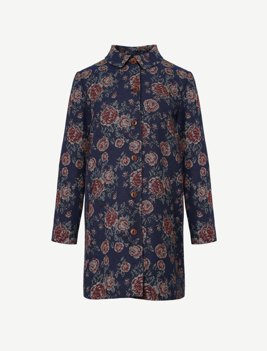 YARGICI Yaka Detaylı Pardösü YARGICI Yaka Detaylı Pardösü