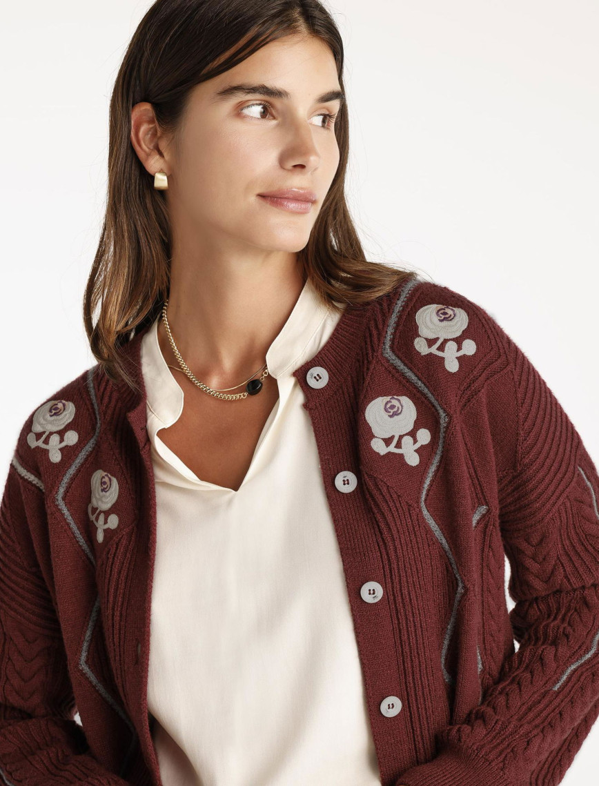 Bisiklet Yakalı Hırka Bisiklet Yakalı Hırka