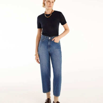 YARGICI Geniş Paçalı Cep Detaylı Denim Pantolon YARGICI Geniş Paçalı Cep Detaylı Denim Pantolon