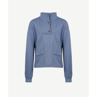 YARGICI Ön Cep Detaylı Dik Yakalı Sweatshirt YARGICI Ön Cep Detaylı Dik Yakalı Sweatshirt