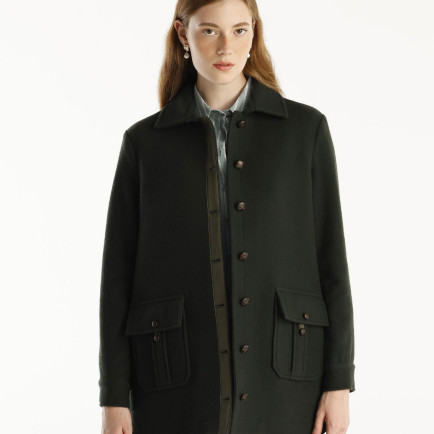 YARGICI Kısa Gömlek Yaka Palto YARGICI Kısa Gömlek Yaka Palto