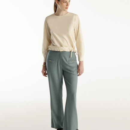 YARGICI Düğme Detaylı Pantolon YARGICI Düğme Detaylı Pantolon