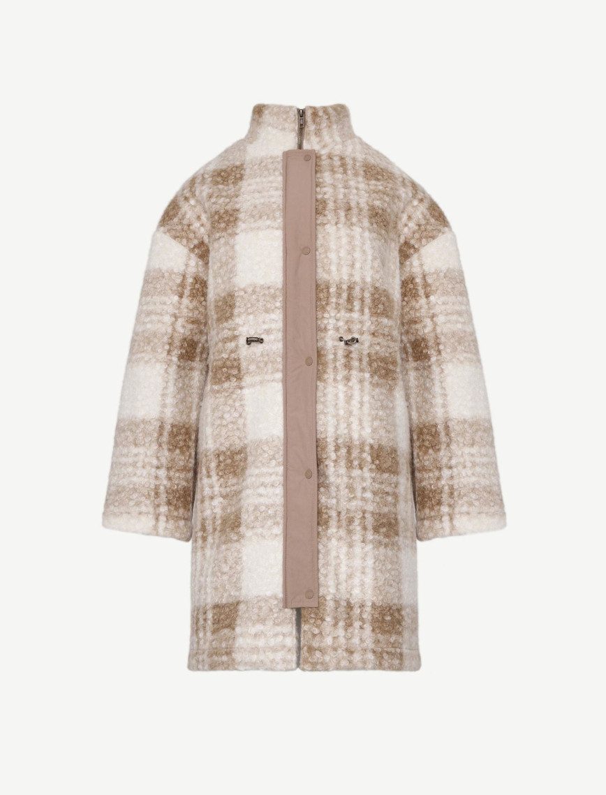 YARGICI Beli Lastikli Çıtçıtlı Palto YARGICI Beli Lastikli Çıtçıtlı Palto