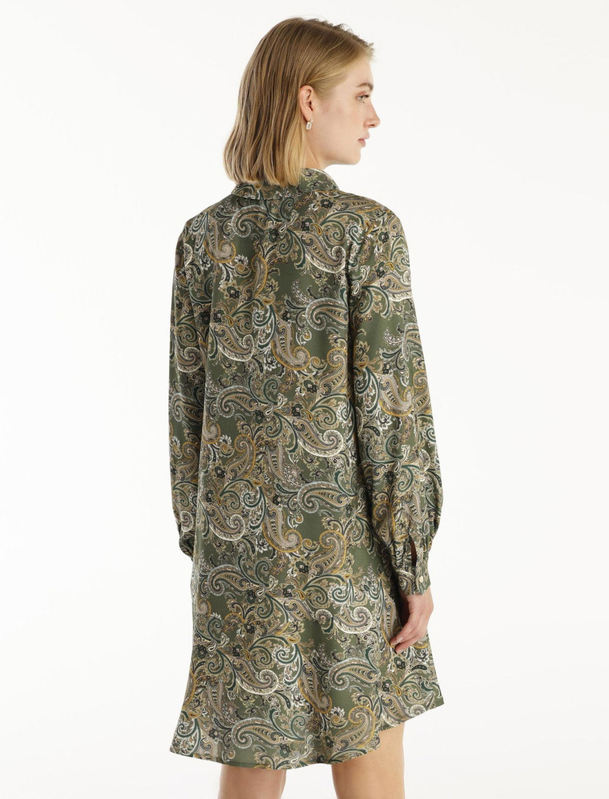 YARGICI Uzun Kollu Kısa Gömlek Elbise YARGICI Uzun Kollu Kısa Gömlek Elbise