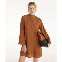 YARGICI Bisiklet Yaka Uzun Kollu Kısa Elbise YARGICI Bisiklet Yaka Uzun Kollu Kısa Elbise