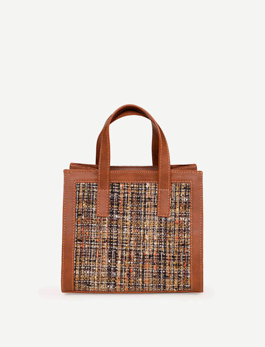 YARGICI Simli Kumaşlı Omuz Çantası YARGICI Simli Kumaşlı Omuz Çantası