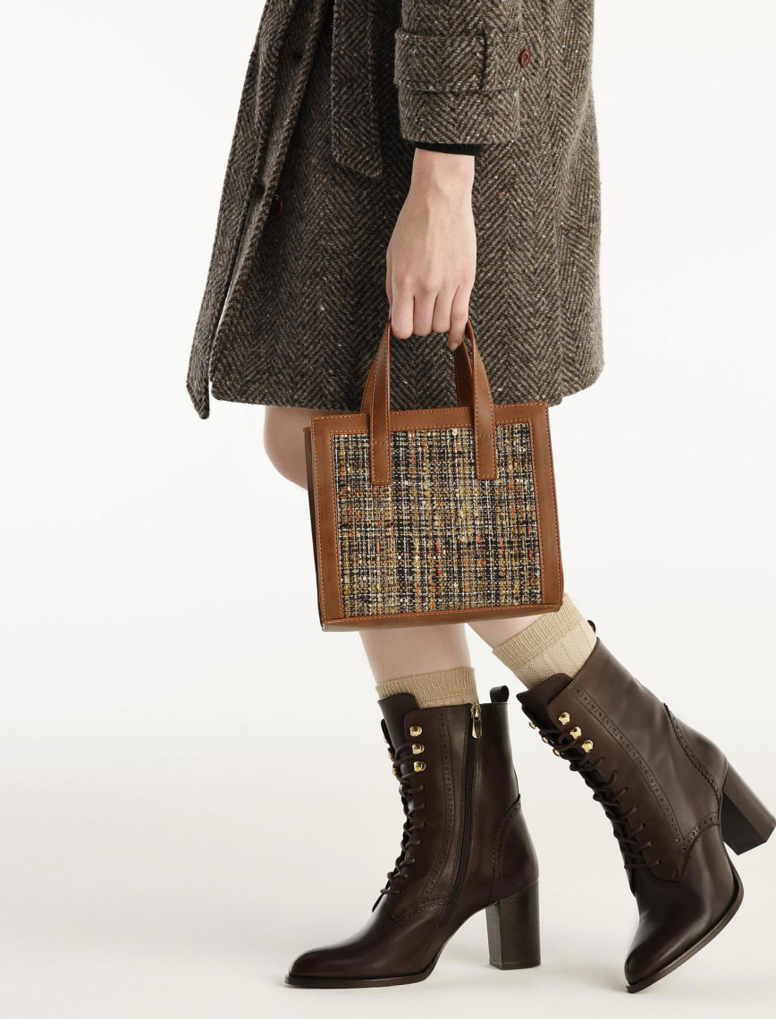 YARGICI Simli Kumaşlı Omuz Çantası YARGICI Simli Kumaşlı Omuz Çantası