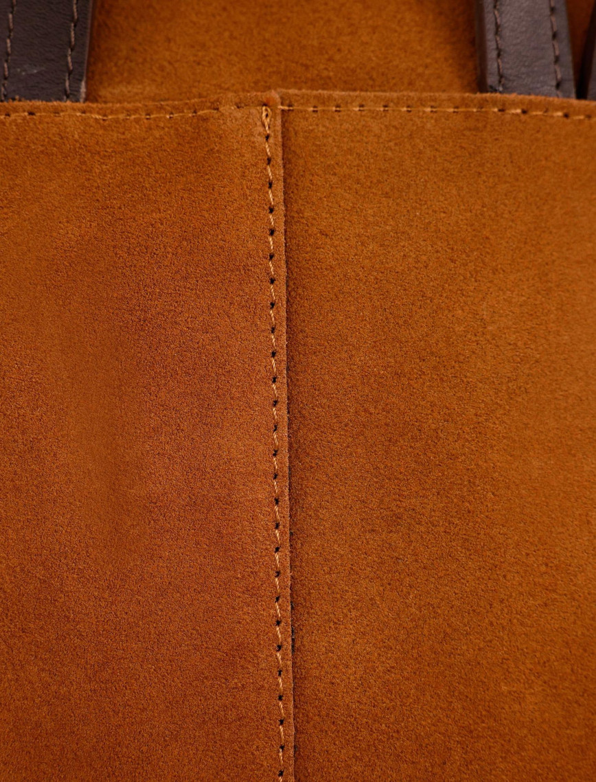 YARGICI Fermuar Detaylı Süet Sırt Çantası YARGICI Fermuar Detaylı Süet Sırt Çantası