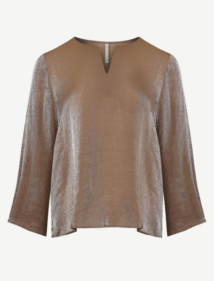 YARGICI Yaka Detaylı Uzun Kollu Bluz YARGICI Yaka Detaylı Uzun Kollu Bluz