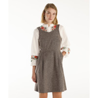 YARGICI Pile Detaylı Kısa Elbise YARGICI Pile Detaylı Kısa Elbise