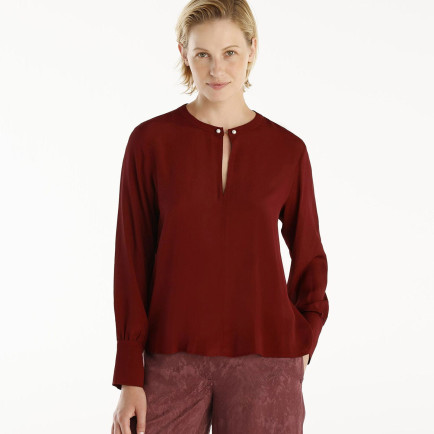 YARGICI Yaka Detaylı Bluz YARGICI Yaka Detaylı Bluz